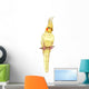 white cockatiel Wall Decal