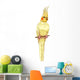 white cockatiel Wall Decal