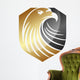 hawk logo eagle symbol gold financial icon Wall Decal