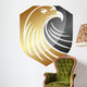 hawk logo eagle symbol gold financial icon Wall Decal