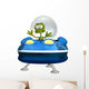 Funny Alien Wall Decal