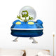 Funny Alien Wall Decal