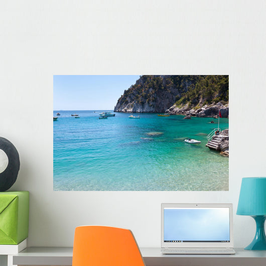 Marina Piccola Capri Island Wall Mural