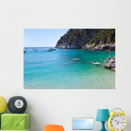 Marina Piccola Capri Island Wall Mural