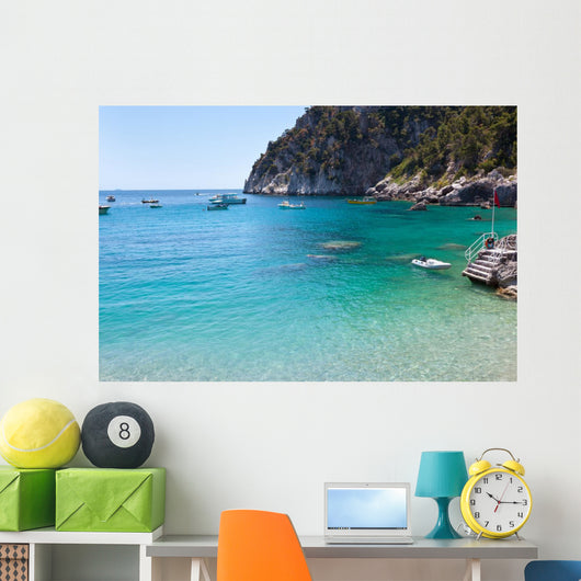 Marina Piccola Capri Island Wall Mural