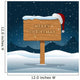 Merry Christmas Wooden Board Wall Mural