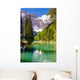 Mountain Lake Dolomites Wall Decal