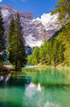 Mountain Lake Dolomites Wall Decal