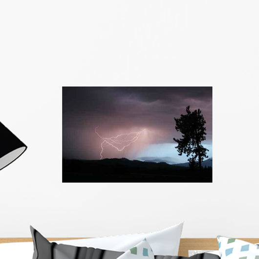 Lightning Strike Wall Decal