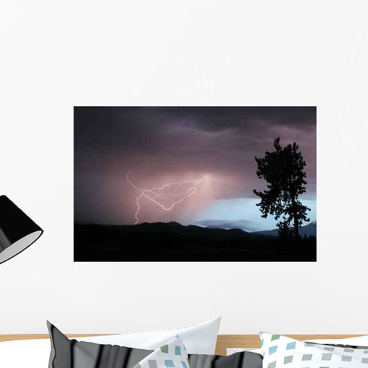 Lightning Strike Wall Decal