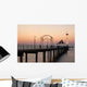 Twilight Jetty Scene Wall Decal