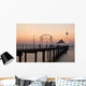 Twilight Jetty Scene Wall Decal
