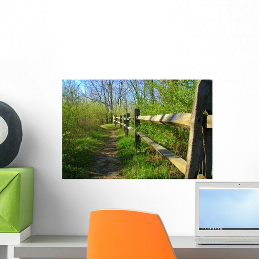 Trail and Fence Wall Decal