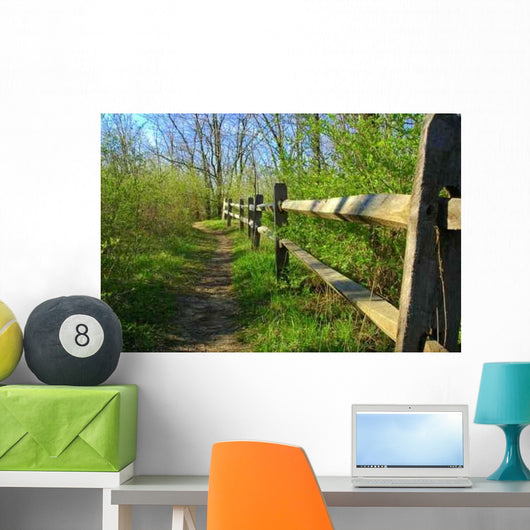 Trail and Fence Wall Decal