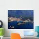 Aerial Parga Greece Distant Wall Decal