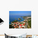 Aerial Parga Greece Ocean View Wall Decal