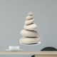 Pile Stones White