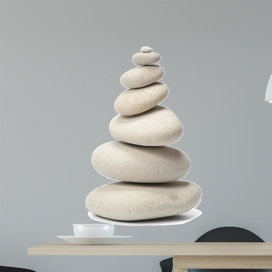 Pile Stones White