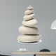 Pile Stones White