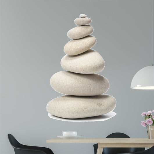 Pile Stones White