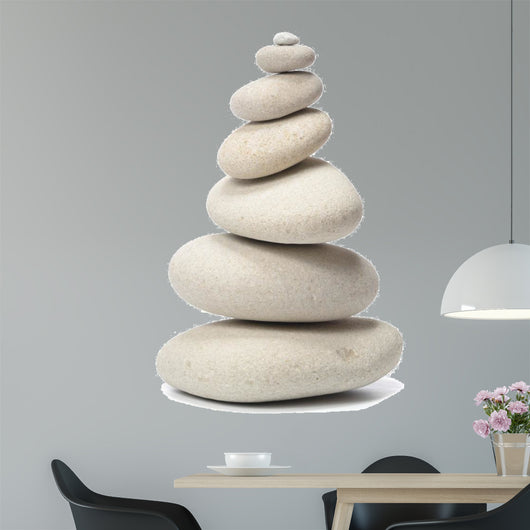 Pile Stones White