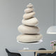 Pile Stones White