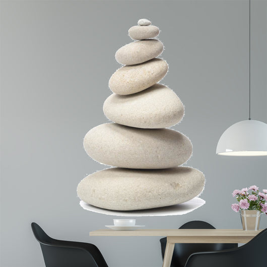 Pile Stones White