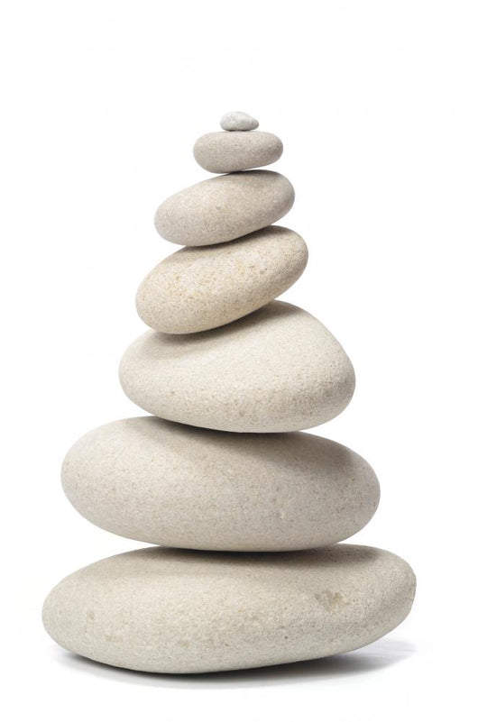 Pile Stones White