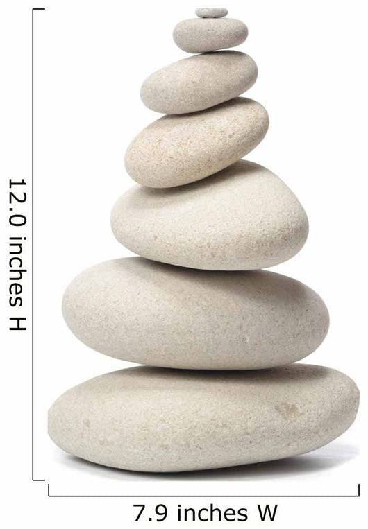 Pile Stones White
