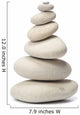 Pile Stones White