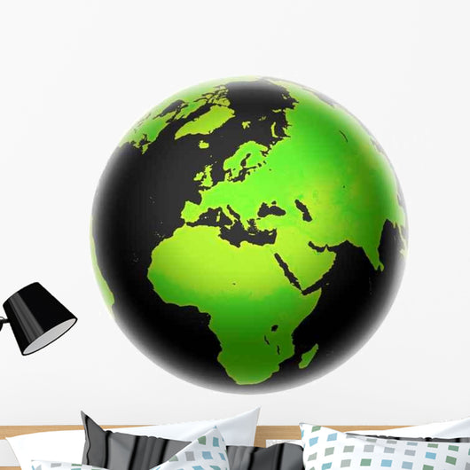 Green World Wall Decal