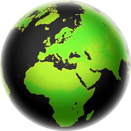 Green World Wall Decal