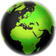 Green World Wall Decal