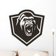 Gorilla head Wall Decal