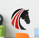 Horse Logo Silhouette Head Wall Decal