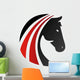 horse logo silhouette head symbol icon Wall Decal