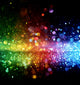 Rainbow of lights Wall Mural