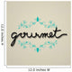 Gourmet Typo Vector with