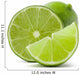 Citrus lime fruit isolated on white background cutout Wall Decal