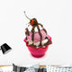 Ice-cream Sundae Wall Decal