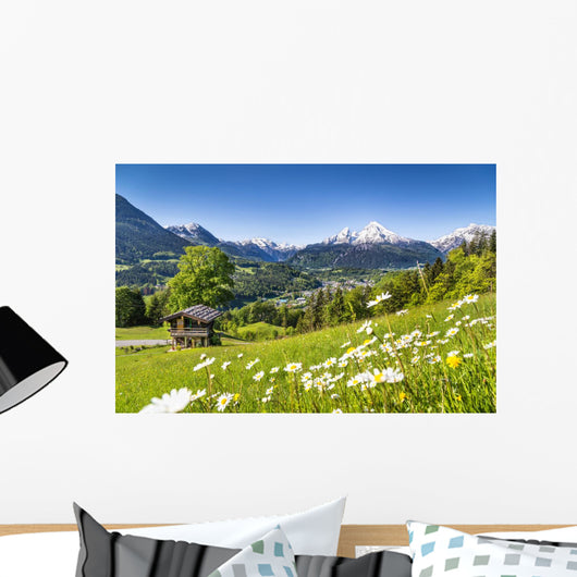 Scenic Landscape Bavarian Alps