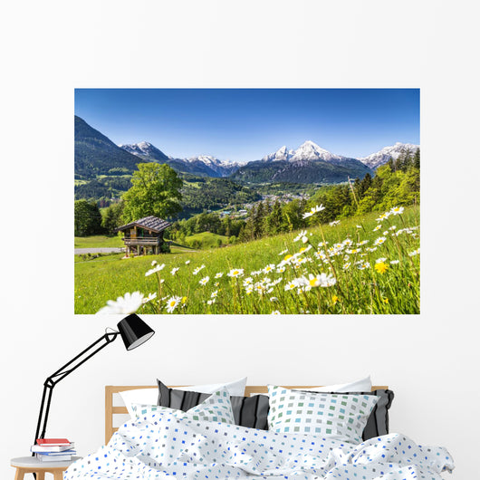 Scenic Landscape Bavarian Alps