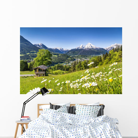 Scenic Landscape Bavarian Alps