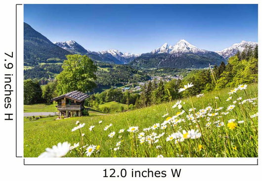 Scenic Landscape Bavarian Alps