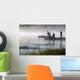 Early Morning Fishing Autumn Wall Decal