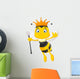 Queen Bee Cartoon Wall Decal