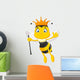 Queen bee cartoon Wall Decal