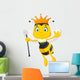 Queen bee cartoon Wall Decal