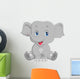 Cute Baby Elephant Cartoon Wall Decal