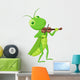 Grasshopper with a Violin Wall Decal